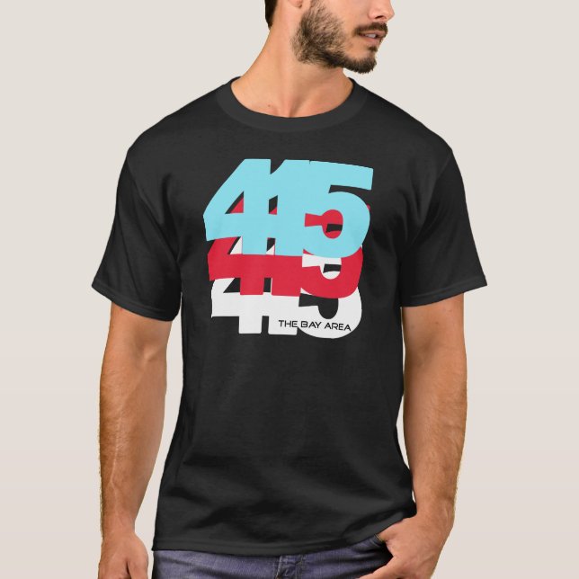 415 Områdeskod T Shirt (Framsida)