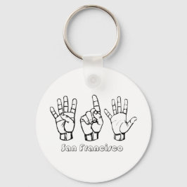 415 - San Francisco Nyckelring