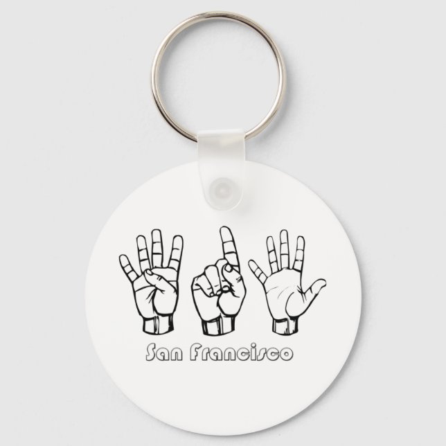 415 - San Francisco Nyckelring (Framsida)