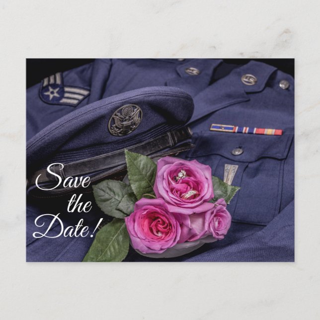 4171-Militära Bröllop Vykort (Framsida)