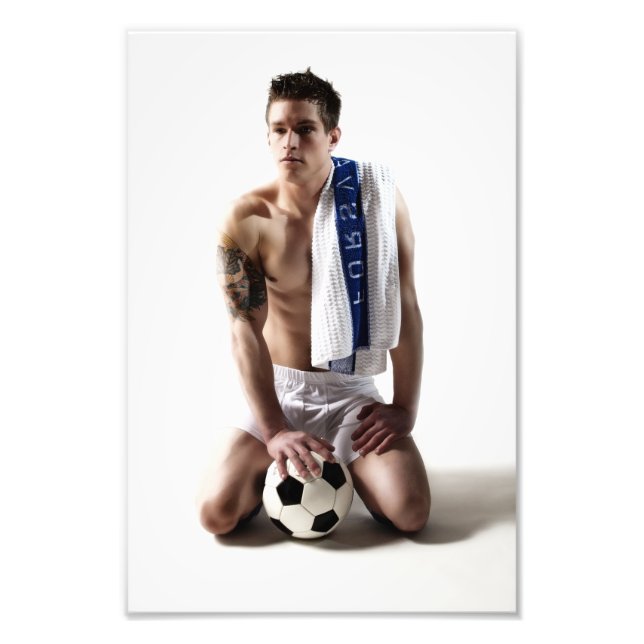 41873a Fotboll Jock Fototryck (Framsidan)