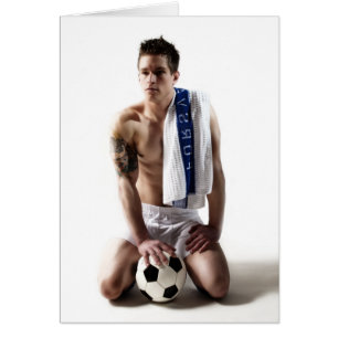 41873a Fotboll Jock Hälsningskort