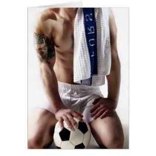 41873a Fotboll Jock Hälsningskort