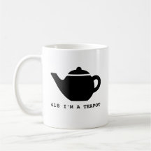 418 Jag är Tea Pot Mugg