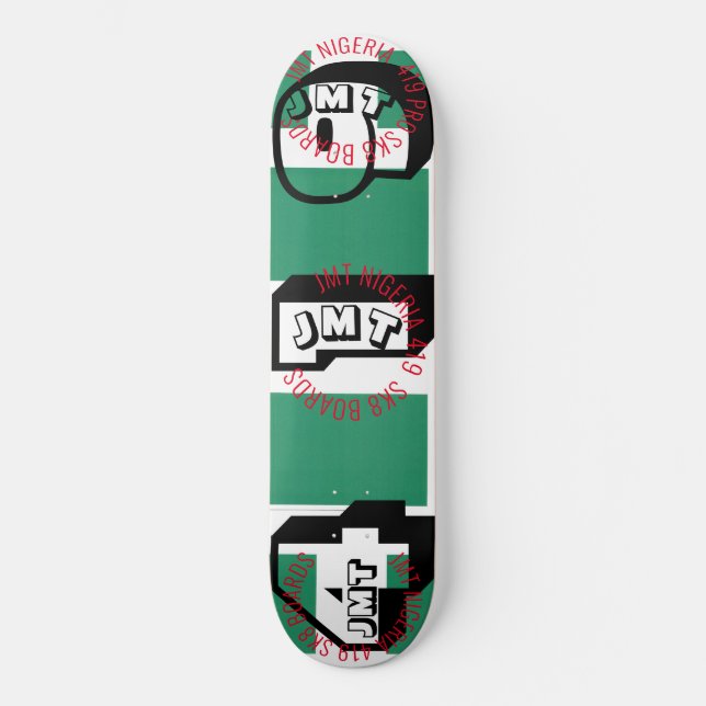 419 JMT NIGERIA 8 1/4-tums Skateboard Deck (Framsida)