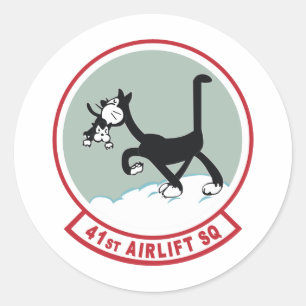 41:a Airlift Squadron Runt Klistermärke