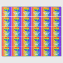 41:a födelsedag: färgfull, Roligt Rainbow Mönster