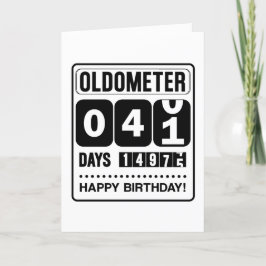 41:a födelsedagarkortet tack kort