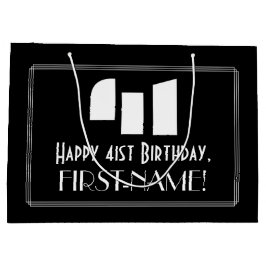 41:a födelsedagen ~ Art Deco Inspired Titta "41" +