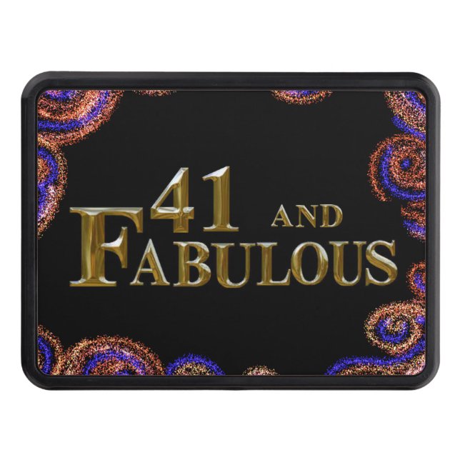 41:a födelsedagen dragkroksskydd (Framsidan)