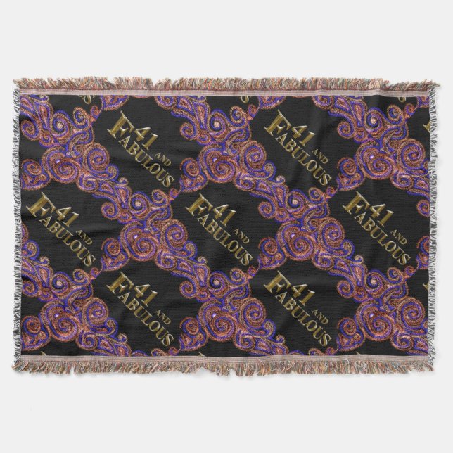 41:a födelsedagen filt (Framsidan)