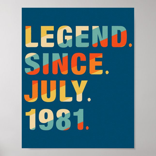 41:a födelsedagen ger 41 år gammal förklaring seda poster (Framsidan)