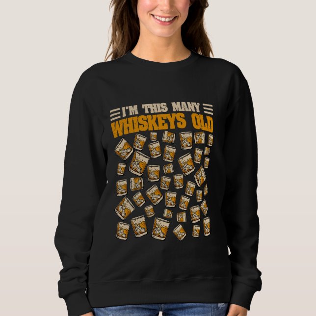 41 år gammal Whiskey Drinker Bourbon 41:a födelsed T Shirt (Framsida)