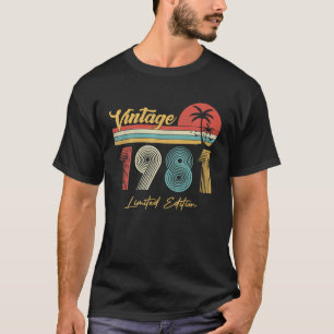 41 ÅRS ÅLDER 1981 Begränsad utgåva 41:e Vintagen T Shirt