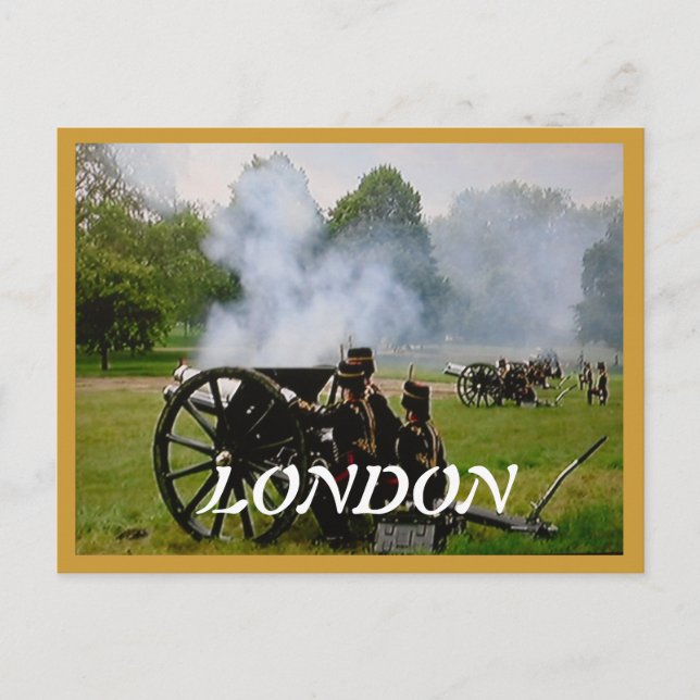 41 Guns Salute Queen's Diamond Jubilee vykort (Framsida)