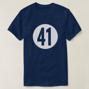 #41 i en cirkel T-shirt