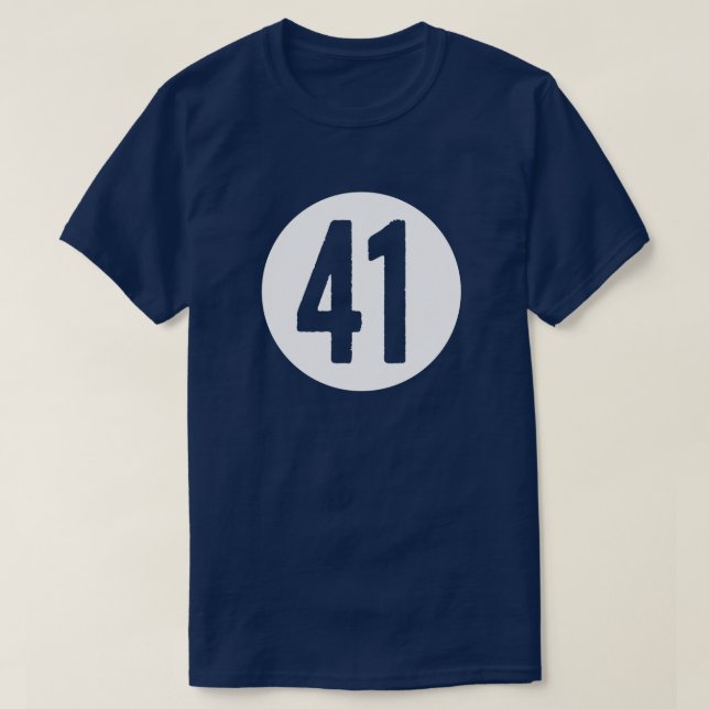 #41 i en cirkel T-shirt (Design framsida)