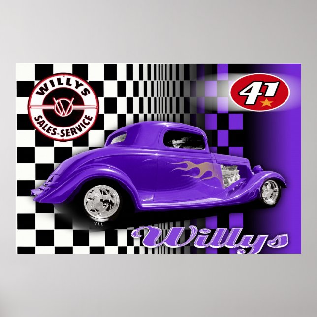 41 Willys Poster (Framsidan)