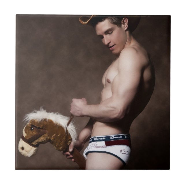 42067a Cowboy Kakelplatta (Framsidan)