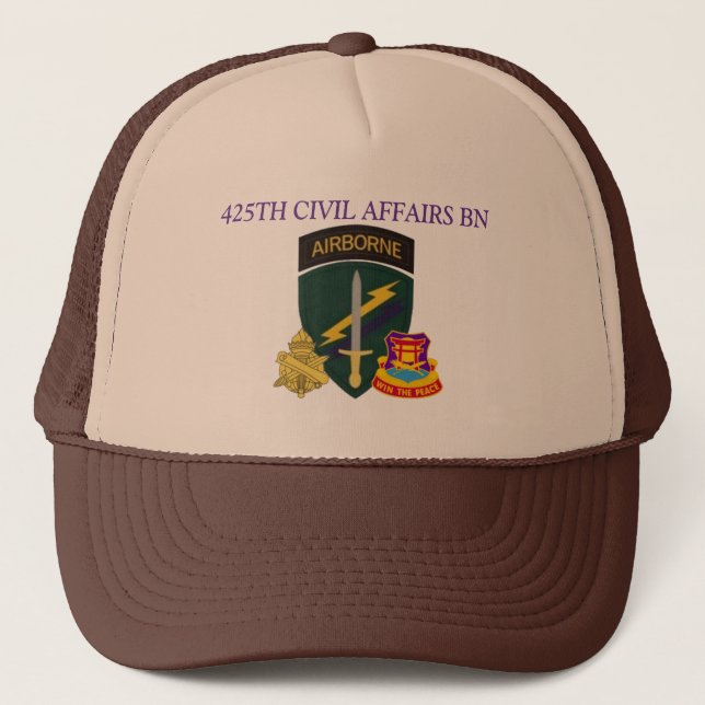 425TH BORGERLIG ANGELÄGENHETBATALJONHATT KEPS (Framsida)