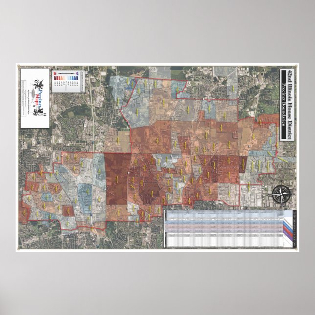 42:a distriktet Illinois - 2008 års allmänna budge Poster (Framsidan)