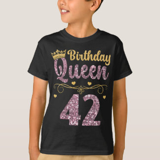 42:a drottning födelsedag 42 år fyrtiotvå t shirt