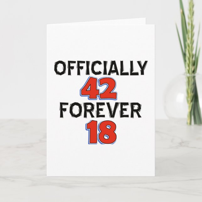 42:a födelsedag kort (Framsida)