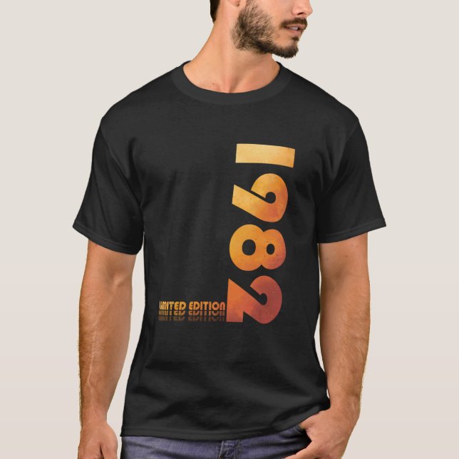 42:a födelsedag, ursprunglig Vintage 1982 T Shirt (Framsida)