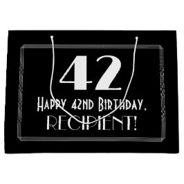 42:a födelsedagen: Art Deco Inspired Stil "42", Na