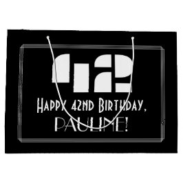 42:a födelsedagen ~ Art Deco Inspired Titta "42" +