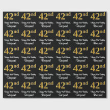 42:a födelsedagen: Elegant Luxurious Faux Guld Tit