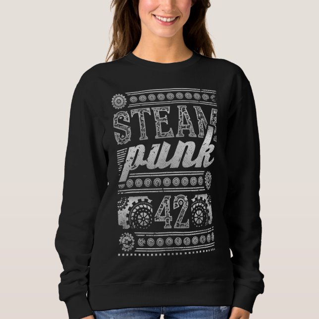 42:a födelsedagen Steampunk 42 år gammal T Shirt (Framsida)