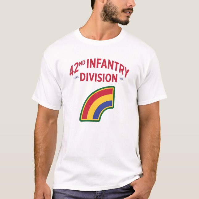 42:a infanteridivisionen Förenade Stater T Shirt (Framsida)