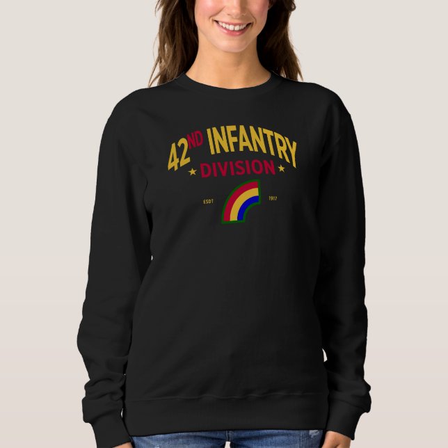 42:a infanteridivisionen - Regnbågsdivisionen Kvin T Shirt (Framsida)