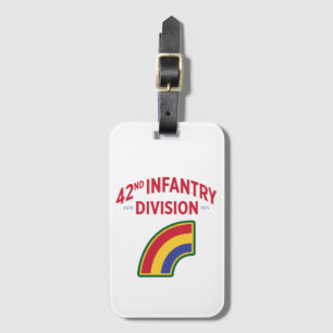 42:a Infantry Division Förenta Stater Bagagebricka