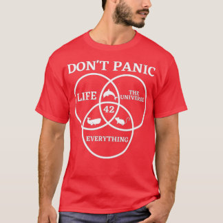 42 Answer to Life Universe and Everything Dont Pan T Shirt