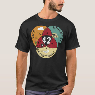 42 Answer to Life Universe and Everything Funny Vi T Shirt
