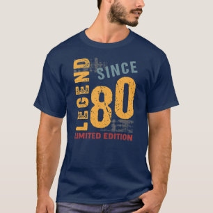 42 år gammal Vintage 1980 42:e födelsedagen T Shirt