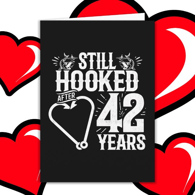 42 år med gift och fiske - 42 år kort (Skapare uppladdad)