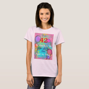 42-årsdag t shirt