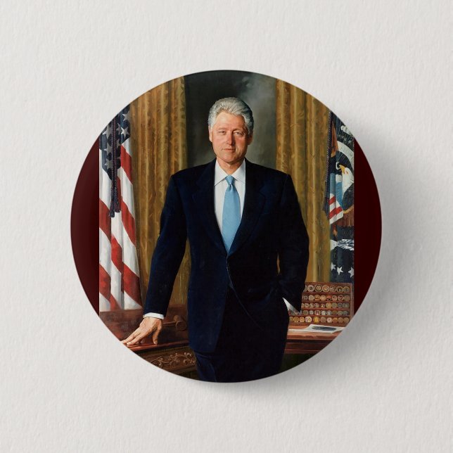 42 Bill Clinton Knapp (Framsida)