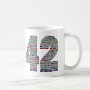 42: Det ultimat svaret Kaffemugg