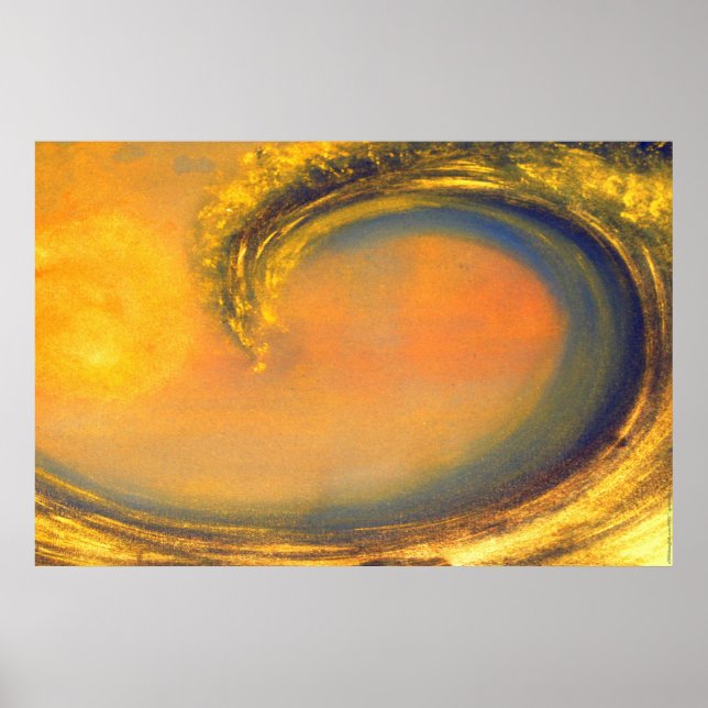 42. Golden Wave Poster (Framsidan)