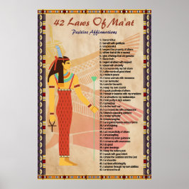 42 Lagar om Morsa - Positiva bekräftelser Poster