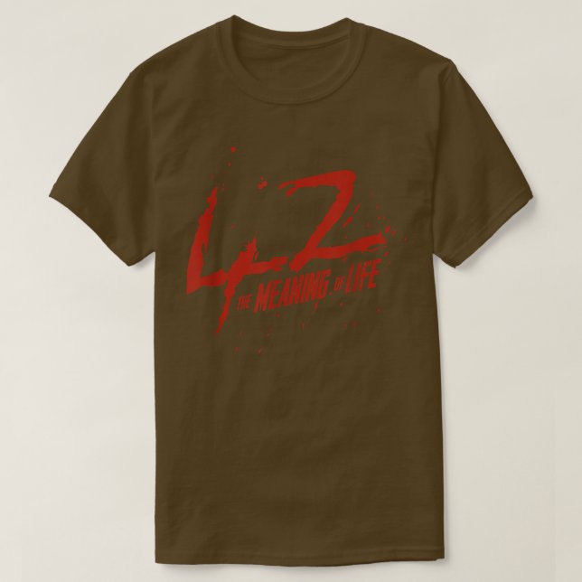 42 Livets svar på alla frågor T Shirt (Design framsida)