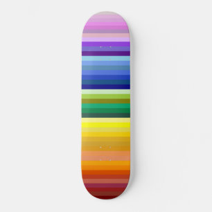 42 Rand Regnbågsspektrum Mini Skateboard Bräda 18,5 Cm
