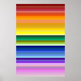 42 Rand Regnbågsspektrum Poster