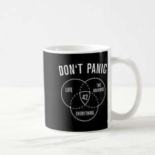 42 Svar På Livet Universum Och Allting Lugn Inte Kaffemugg
