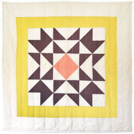 42 tum x 42 tum Sadie Unisex Patchwork Baby Quilt