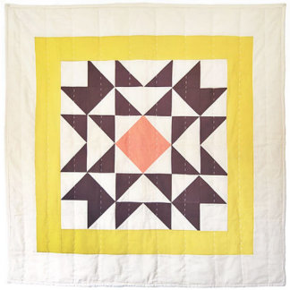 42 tum x 42 tum Sadie Unisex Patchwork Baby Quilt